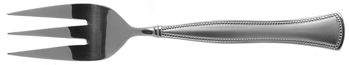 Mia (Stainless) Medium Solid Cold Meat Serving Fork by Pfaltzgraff-1