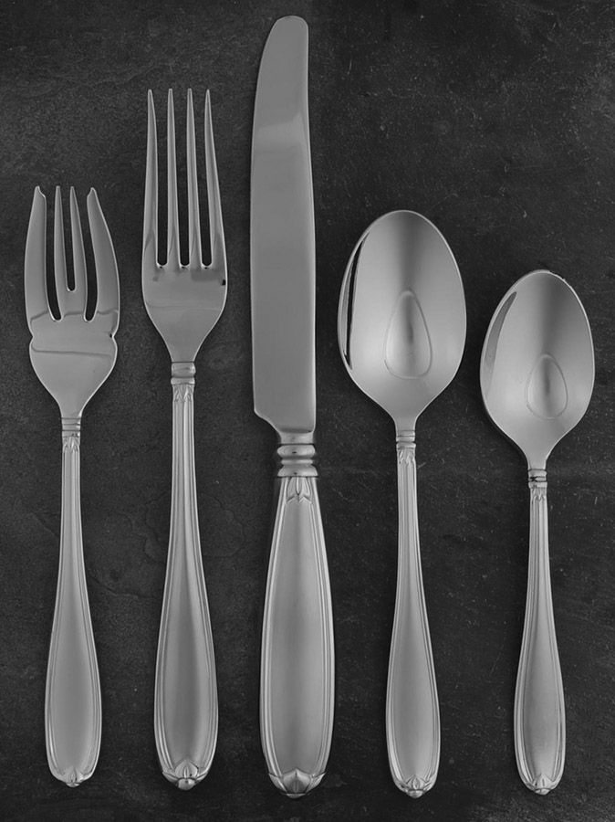 Barrington (Stainless) 5 Piece Place Setting by Princess House-1