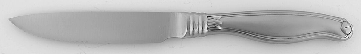 Barrington (Stainless) Individual Steak Knife Hollow Handle Serrate Blade by Princess House-1