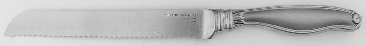 Barrington (Stainless) Bread Knife with Stainless Blade by Princess House-1