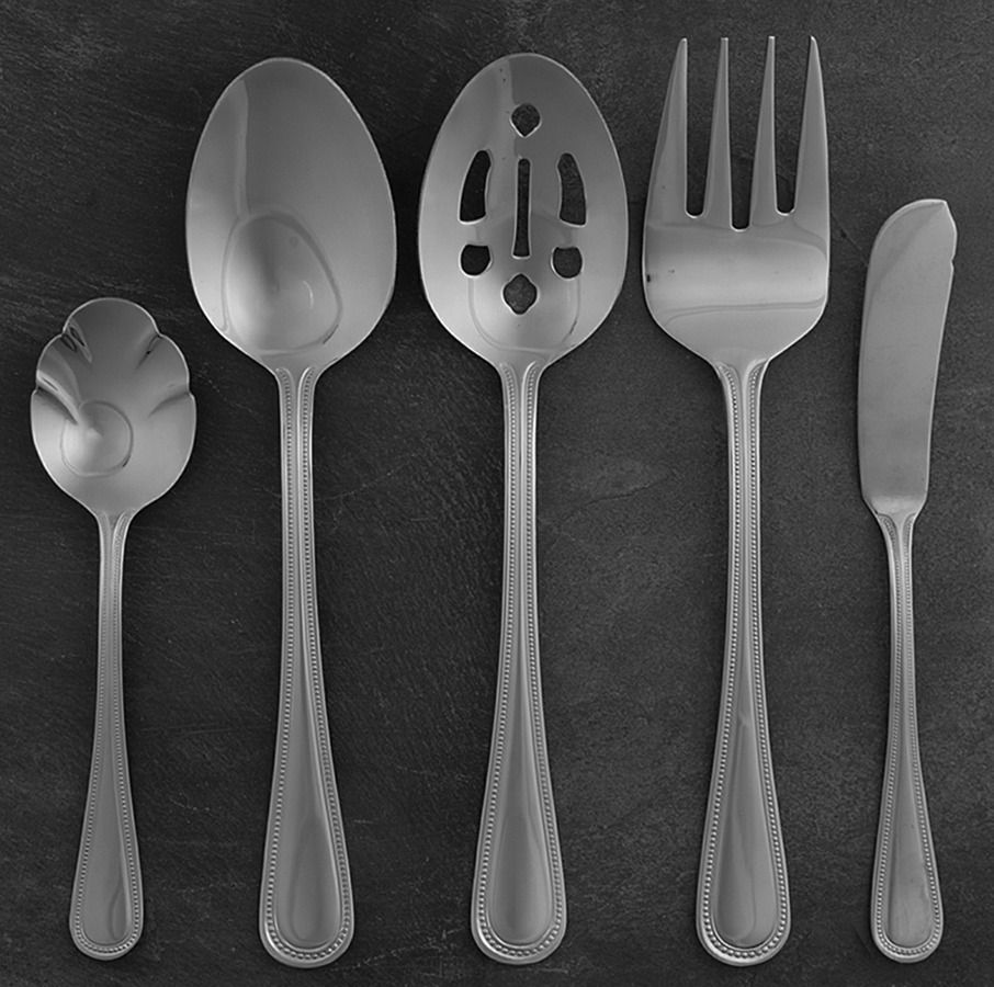 Pearl (Stainless) 5 Piece Hostess Set by Pfaltzgraff-1
