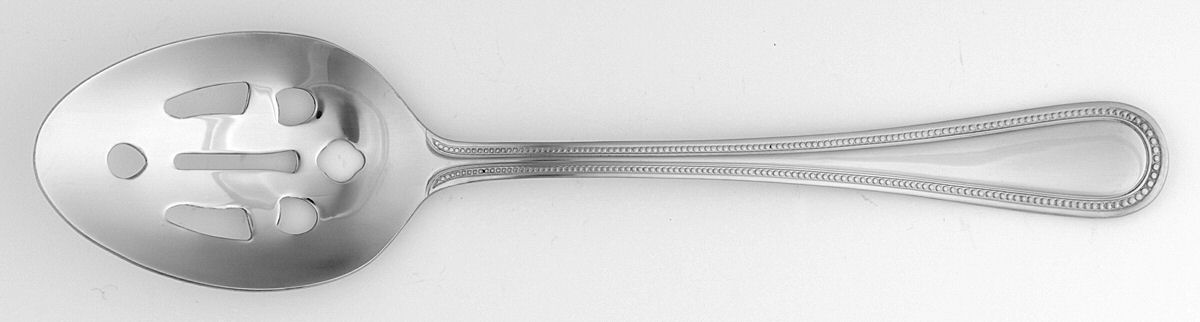Pearl (Stainless) Pierced Tablespoon (Serving Spoon) by Pfaltzgraff-1