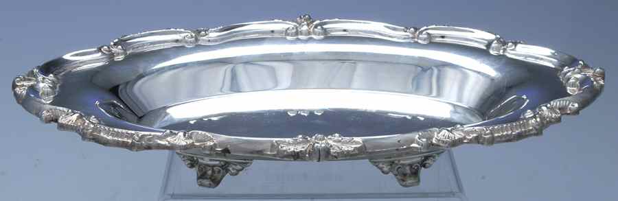 133 (Silverplate, Hollowware) 12" Bread Tray by Poole Silver -1