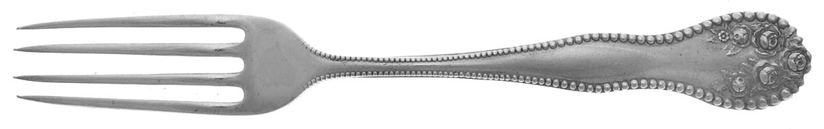 Lancaster Rose (Sterling) Fork by P W Ellis & Co-1