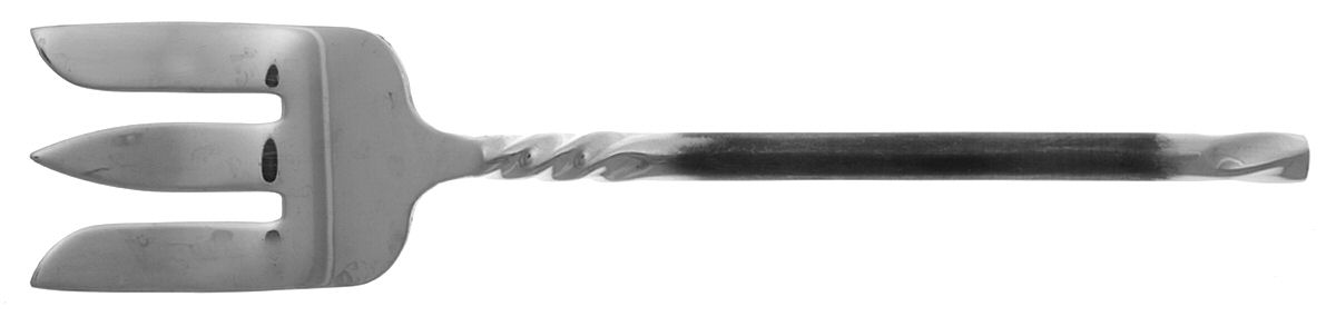 PII10 (Stainless) Large Solid Cold Meat Serving Fork by Pier 1-1