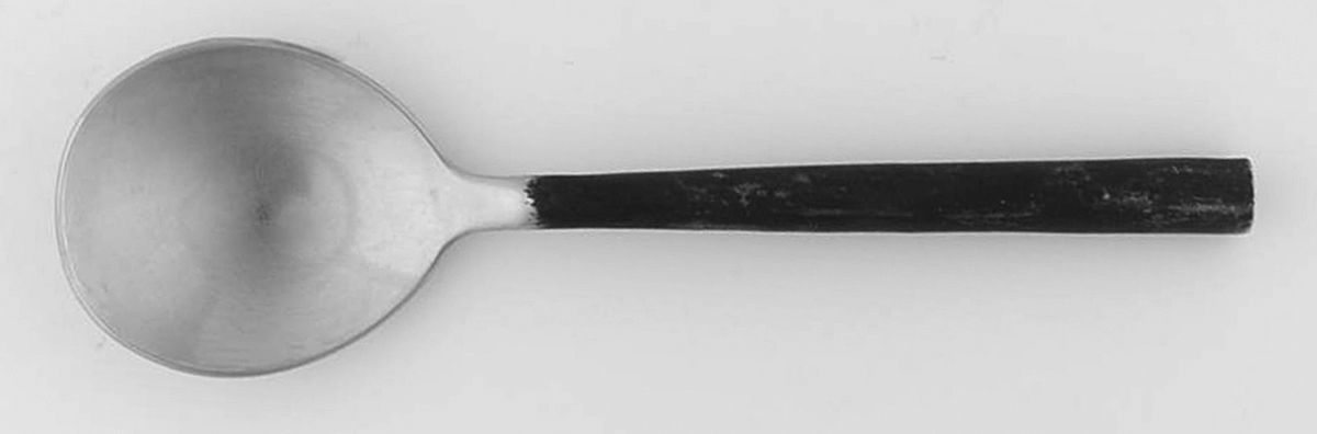 PWF1 (Stainless) Round Bowl Soup Spoon (Gumbo) by Bob Patino Limited Flatware-1