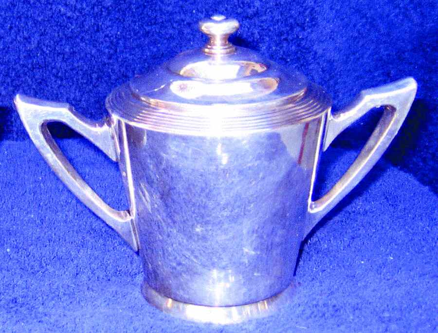 3116 (Silverplate, Hollowware) Sugar Bowl & Lid by Poole Silver -1