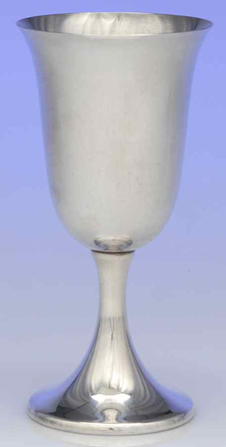 10 (Sterling, Hollowware) Water Goblet by Preisner-1