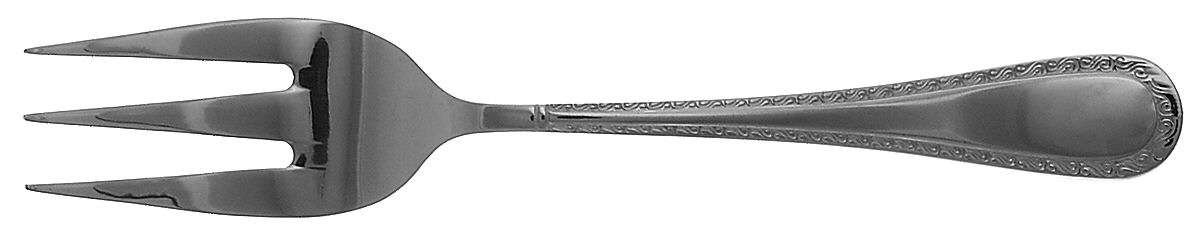 Bella (Stainless) Medium Solid Cold Meat Serving Fork by Pfaltzgraff-1