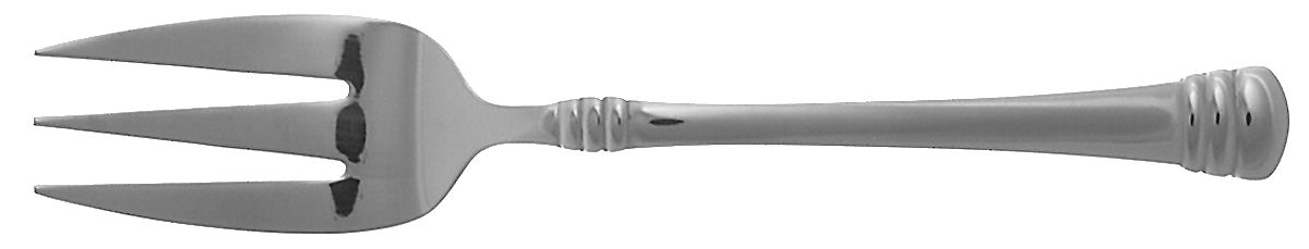 Tribute Mirror (Stainless) Medium Solid Cold Meat Serving Fork by Pfaltzgraff-1