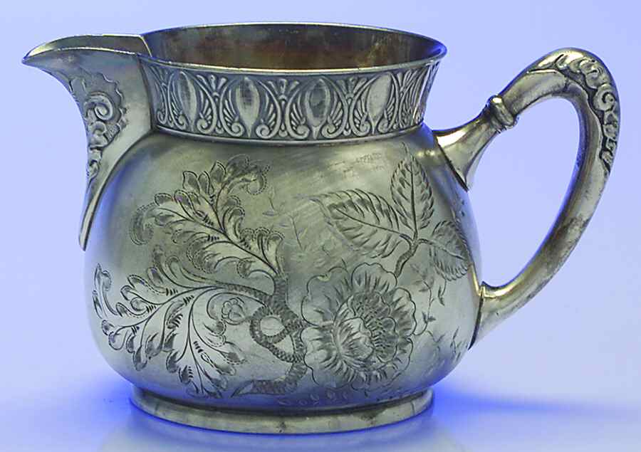 323 (Silverplate, Hollowware) Creamer by Pairpoint Mfg Co-1