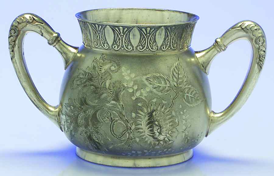 323 (Silverplate, Hollowware) Waste Bowl by Pairpoint Mfg Co-1