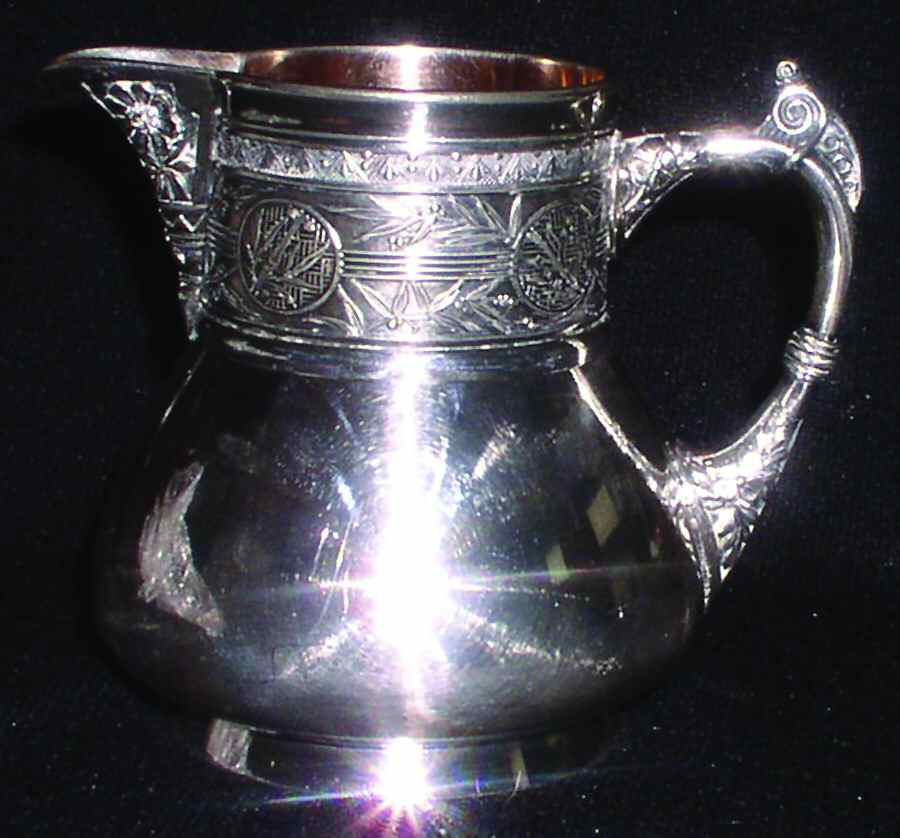 801 (Silverplate, Hollowware) Creamer by Pairpoint Mfg Co-1