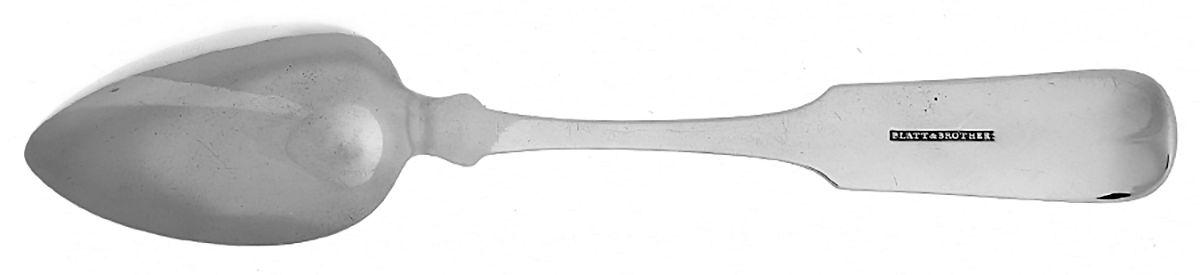 Coin Silver Flatware Place/Oval Soup Spoon by Platt & Brother-2