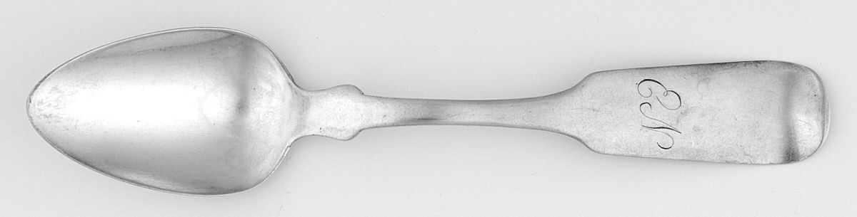 Coin Silver Flatware Teaspoon by Platt & Brother-1