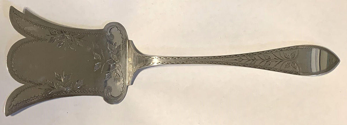 1SR1 (Sterling) Solid Bright Cut Asparagus Server by Simon Groth-1