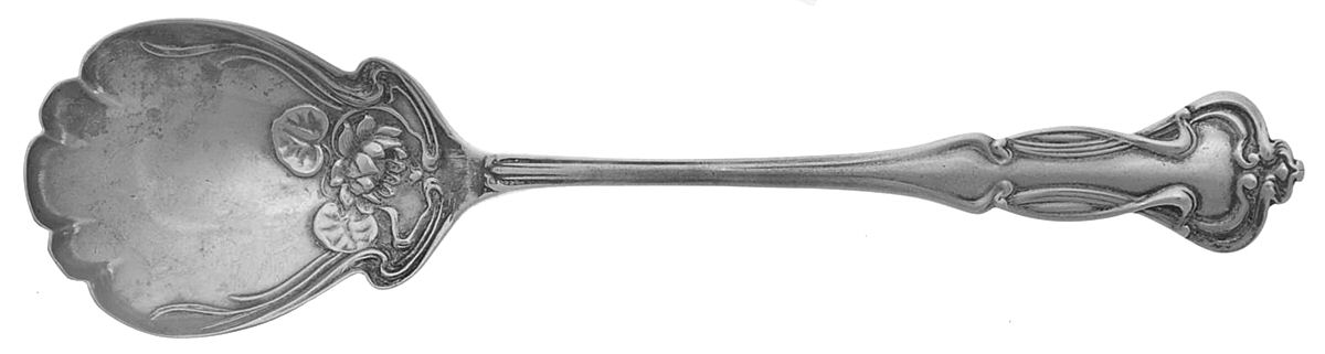 PBM14 (Sterling) Sugar Shell Spoon by Paye & Baker Mfg Co-1