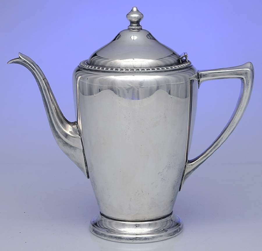 1201 (Silverplate, Hollowware) Teapot by Poole Silver -1