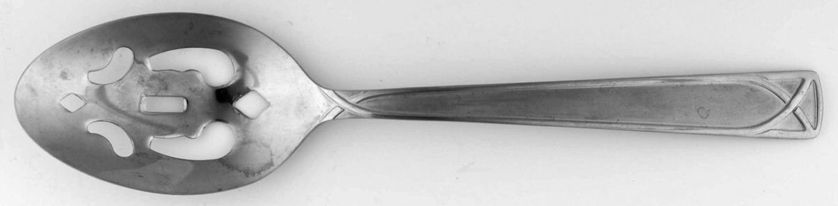 PFF26 (Stainless) Pierced Tablespoon (Serving Spoon) by Pfaltzgraff-1