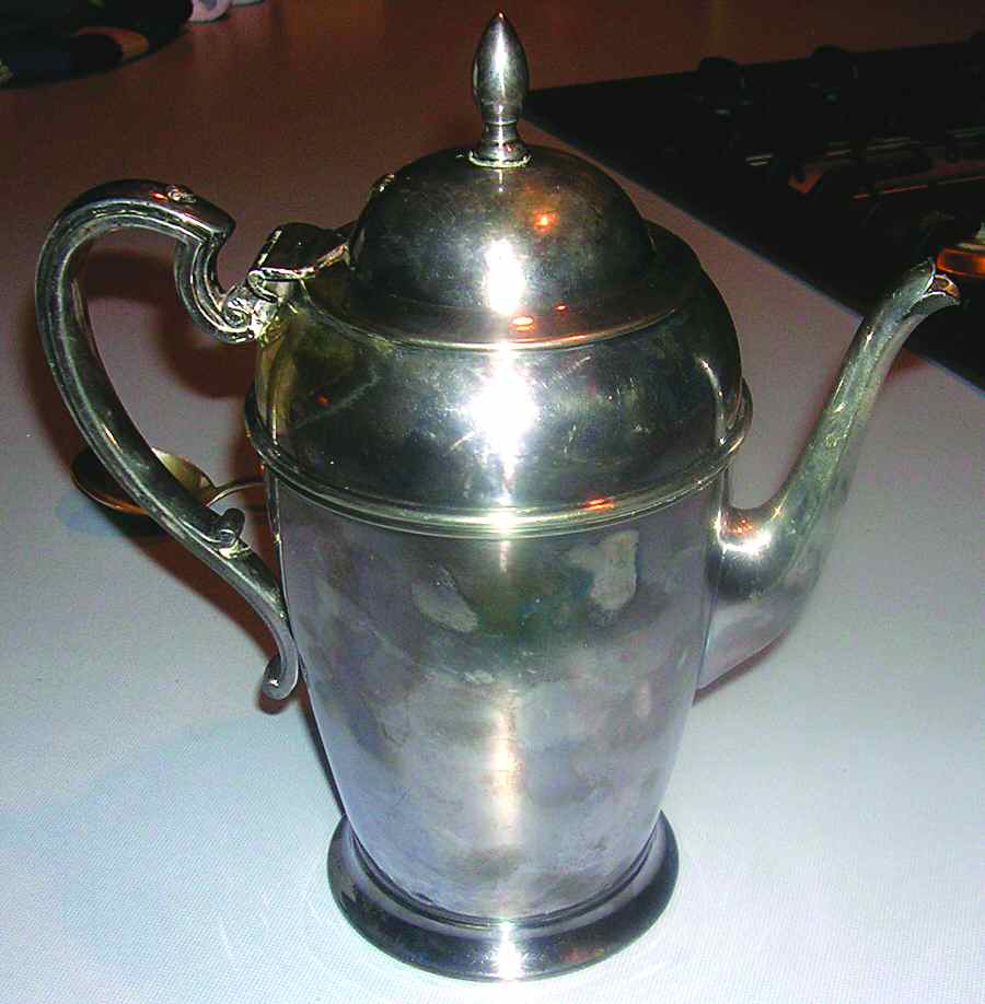 1160 (Silverplate, Hollowware) Silverplate Coffee Pot by Pilgrim Silver-1
