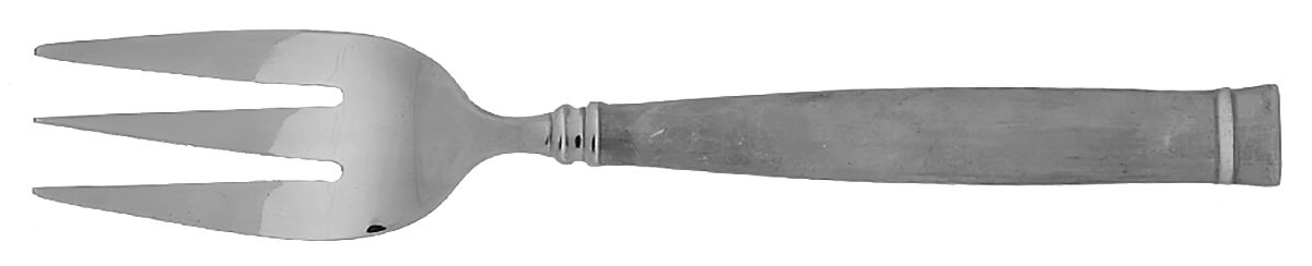 PFF27 (Stainless) Medium Solid Cold Meat Serving Fork by Pfaltzgraff-1