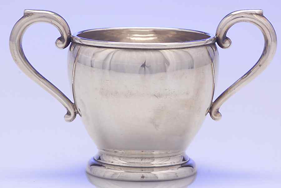 6 (Sterling, Hollowware) Mini Open Sugar Bowl by Preisner-1