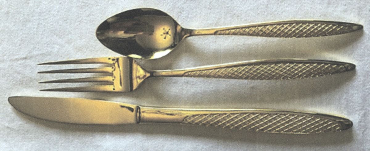 Lucinda (Gold Electroplate) Teaspoon by Present-1