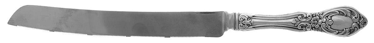 Old English (Sterling) Wedding Cake Knife with Stainless Blade by Poole Silver -1