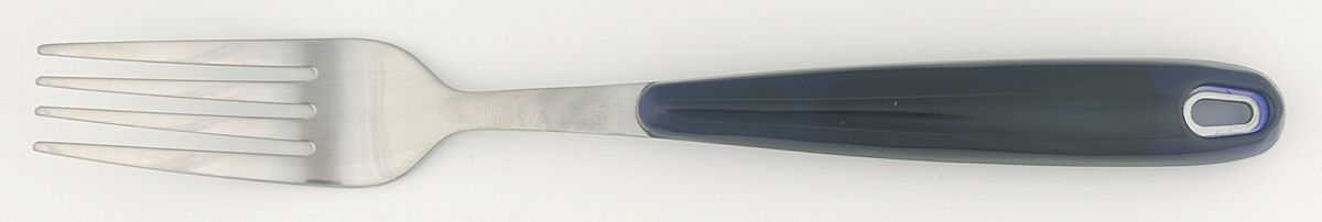 Sierra-Blue (Stainless, Plastic) Fork by Pfaltzgraff-1