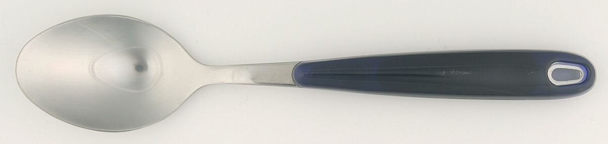 Sierra-Blue (Stainless, Plastic) Place/Oval Soup Spoon by Pfaltzgraff-1