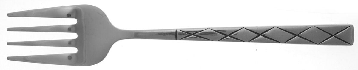 Quartet (Stainless) Medium Solid Cold Meat Serving Fork by Pfaltzgraff-1