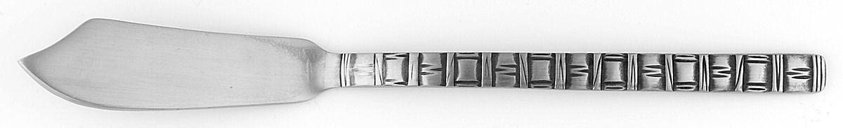 Matika (Stainless) Flat Handle Master Butter Knife by Pfaltzgraff-1