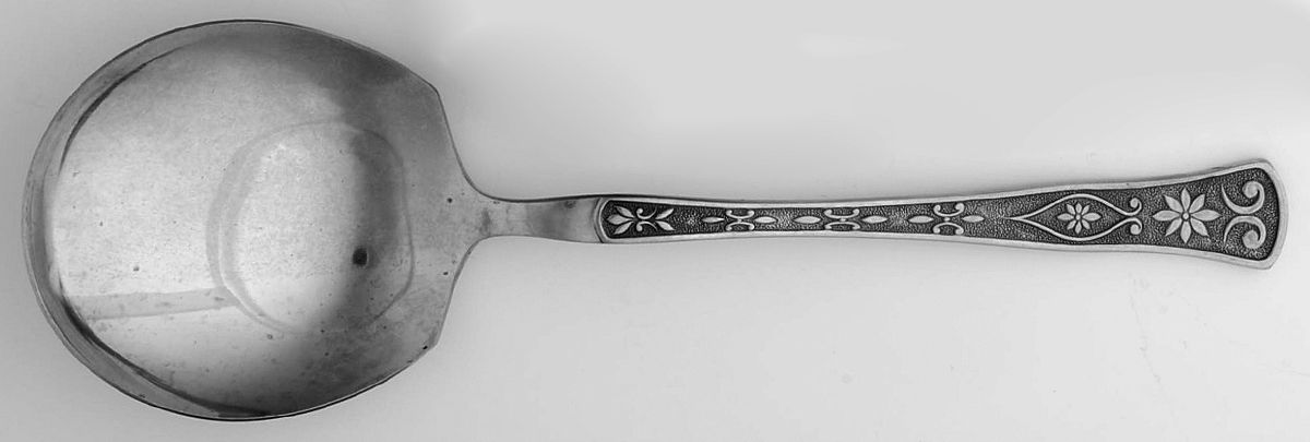 Corinthia-Stainless Solid Smooth Casserole Spoon by Present-1