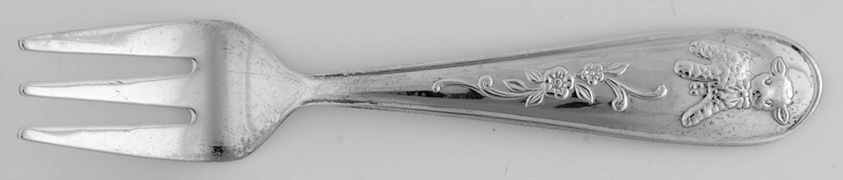 PHF2 (Silverplate) Baby Fork by Princess House-1