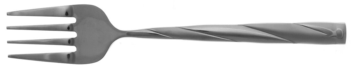 Tandem Frosted (Stainless) Medium Solid Cold Meat Serving Fork by Pfaltzgraff-1