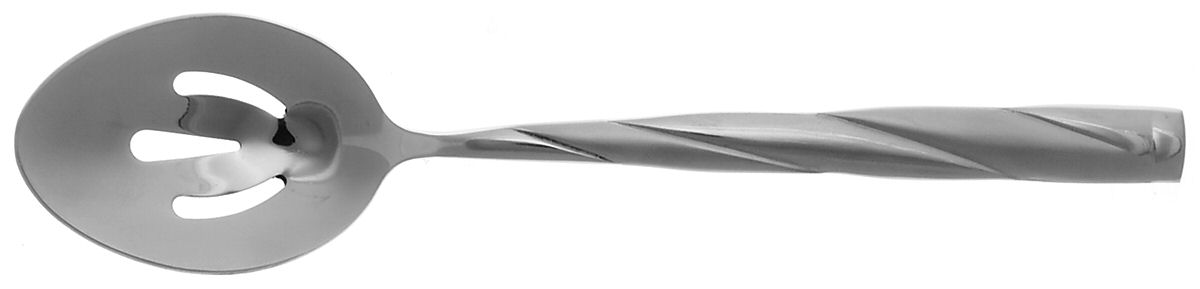 Tandem Frosted (Stainless) Pierced Tablespoon (Serving Spoon) by Pfaltzgraff-1