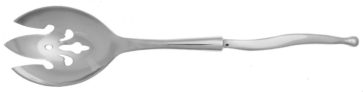 Radius (Stainless) Salad Serving Fork with Stainless Prongs HC by Pfaltzgraff-1