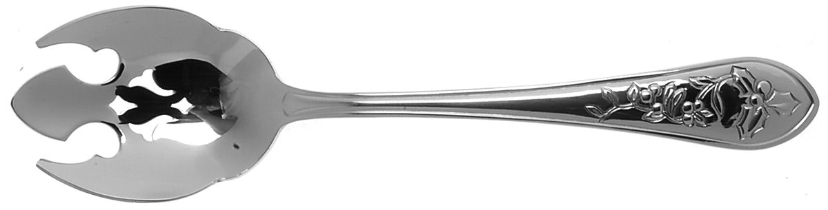 Winterberry (Stainless) Pierced Tablespoon (Serving Spoon) by Pfaltzgraff-1