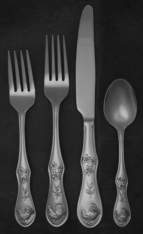 Daybreak (Stainless) 4 Piece Place Setting by Pfaltzgraff-1