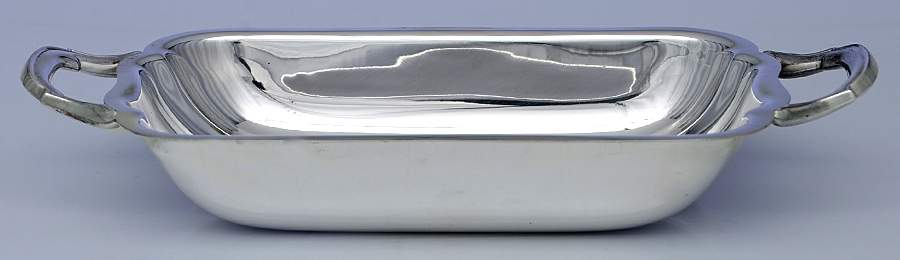 100 (Silverplate, Hollowware) 7" Bon Bon Bowl by Poole Silver -1