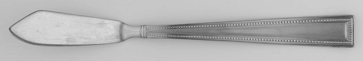 Miranda Sand (Stainless) Flat Handle Master Butter Knife by Pfaltzgraff-1