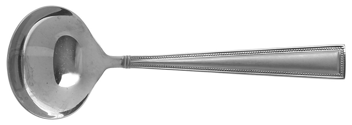 Miranda Sand (Stainless) Solid Gravy Ladle by Pfaltzgraff-1