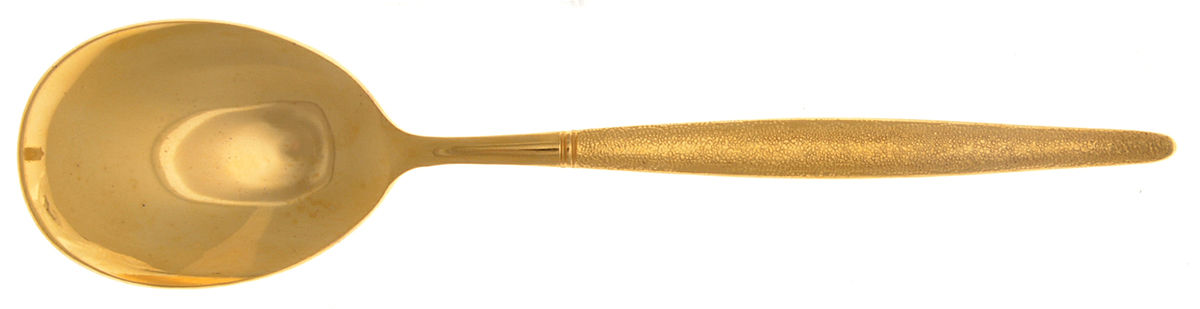 PTC7 (Gold Electroplate) Sugar Spoon by Present-1