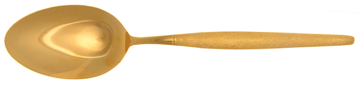 PTC7 (Gold Electroplate) Tablespoon (Serving Spoon) by Present-1