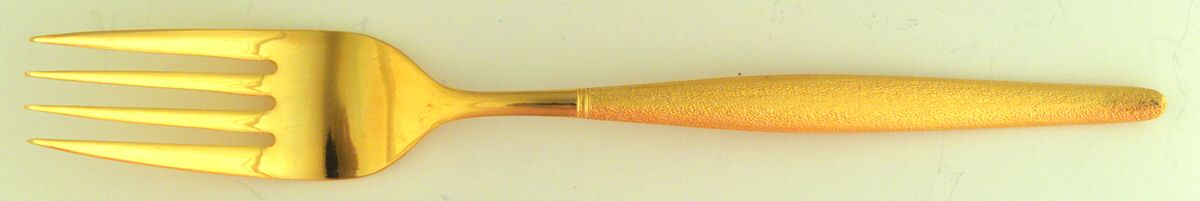 PTC7 (Gold Electroplate) Fork by Present-1