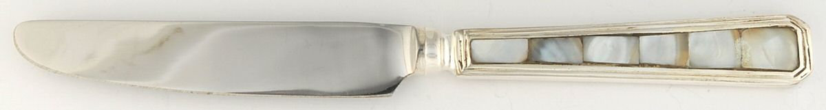 Mother-Of-Pearl (Silverplate) New French Hollow Knife by Pottery Barn-1