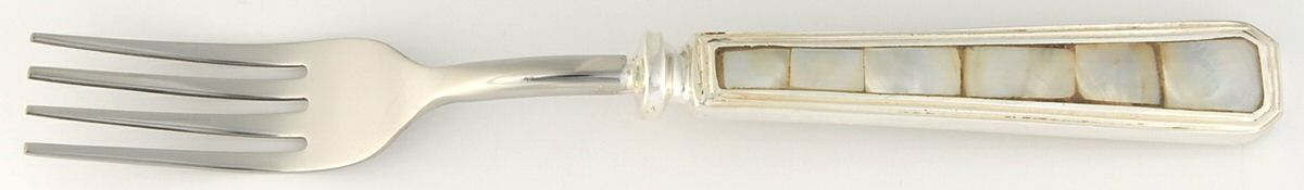 Mother-Of-Pearl (Silverplate) Fork by Pottery Barn-1