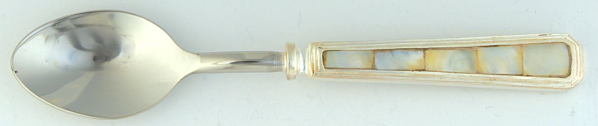 Mother-Of-Pearl (Silverplate) Teaspoon by Pottery Barn-1
