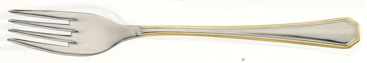 America (Stainless, Gold Accent) Fork by Pintinox-1