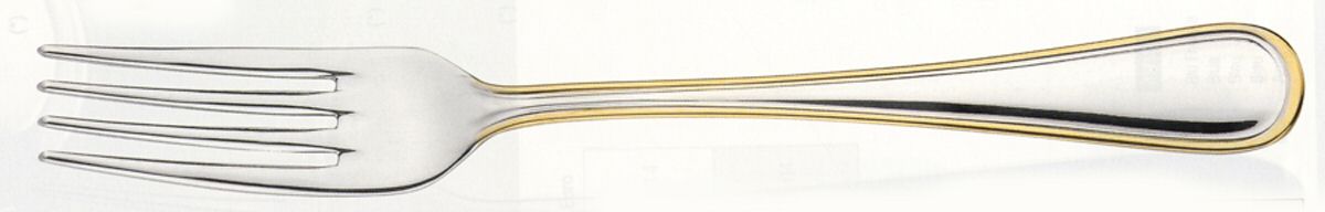 Sirio (Stainless, Gold Accent) Fork by Pintinox-1